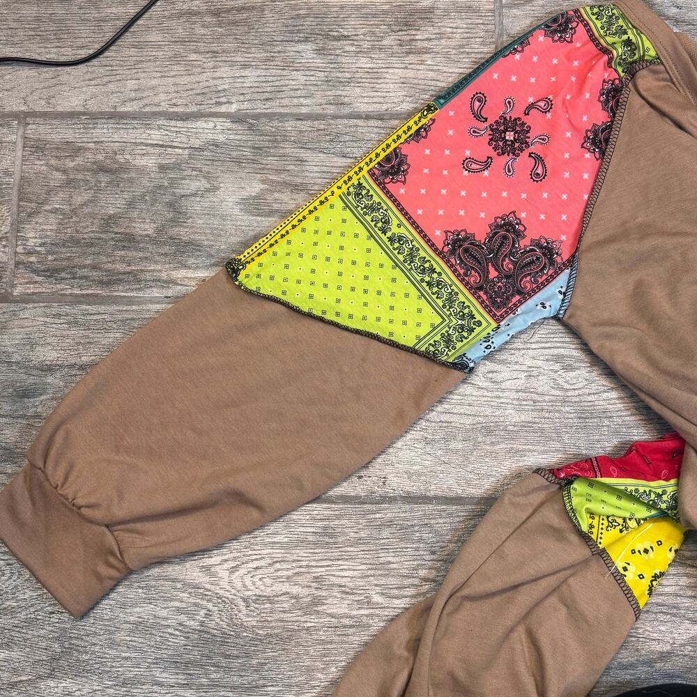 Bibi Boho Colorful Long Sleeve Shirt  Size L - Picture 6 of 6